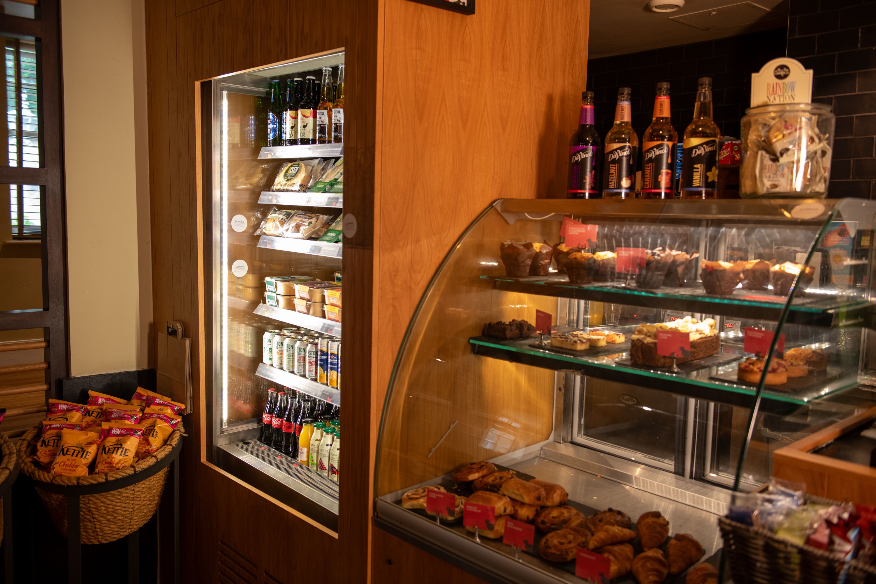 Dessert and sandwich counter at The Black Sheep